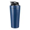 Vaso agitador de acero inox. reciclado (750 ml) Orla azul cobalto