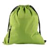 Mochila de seda pongee (190T) con cordones. azul