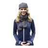 Juego de gorro y bufanda azul | sin montaje de publicidad | no disponible | no disponible