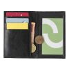 Billetero tarjetero de piel RFID negro | sin montaje de publicidad | no disponible | no disponible