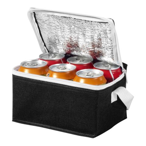 Bolsa isotérmica para 6 latas &quot;Spectrum&quot; Estándar | negro | sin montaje de publicidad | no disponible | no disponible