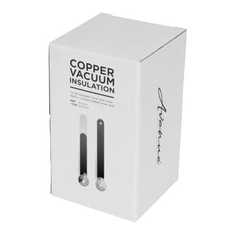 Vaso con aislante de cobre al vacío de 380 ml &quot;Lagom&quot; Estándar | Blanco | sin montaje de publicidad | no disponible | no disponible