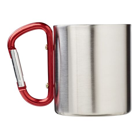 Taza isotérmica con mosquetón "Alps" Rojo