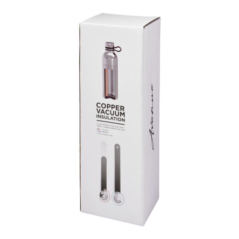Botella deportiva de cobre con aislamiento al vacío de 590 ml &quot;Koln&quot; Estándar | Negro intenso | sin montaje de publicidad | no disponible | no disponible