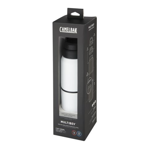 CamelBak® bidón de acero inoxidable con aislamiento al vacío de 500 ml y vaso de 350 ml &quot;MultiBev&quot; Estándar | blanco | sin montaje de publicidad | no disponible | no disponible