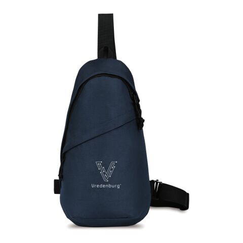 Bolsa bandolera de rPET Renew AWARE™ azul marino | sin montaje de publicidad | no disponible | no disponible