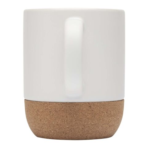 Taza de cerámica de 300 ml con detalles de corcho y acabado mate &quot;Billie&quot; Estándar | Transparente | sin montaje de publicidad | no disponible | no disponible