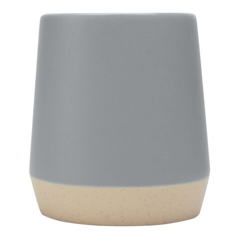 Taza de cerámica de 300 ml con acabado mate &quot;Dolce&quot; Estándar | Gris | sin montaje de publicidad | no disponible | no disponible