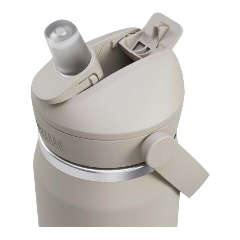 Botella de 750&nbsp;ml de acero inoxidable con pajita abatible "Camelbak® Thrive Flip VSS" Estándar | Gris claro | sin montaje de publicidad | no disponible | no disponible