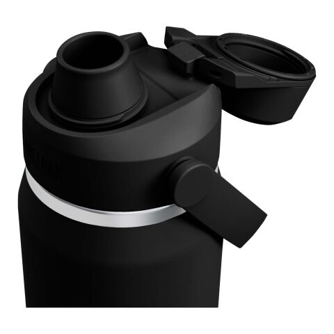 Botella de 750&nbsp;ml de acero inoxidable con tapón de rosca "Camelbak® Thrive Chug VSS" Estándar | Negro intenso | sin montaje de publicidad | no disponible | no disponible