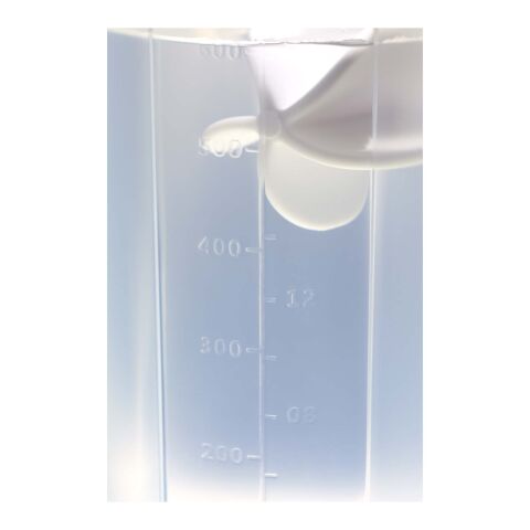 Bidón deportivo de 700&nbsp;ml con bola agitadora "Forza" Blanco | sin montaje de publicidad | no disponible | no disponible