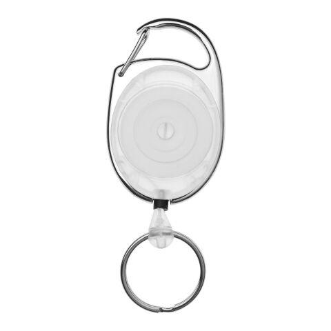 Llavero con clip extensible Gerlos Estándar | Blanco | sin montaje de publicidad | no disponible | no disponible | no disponible