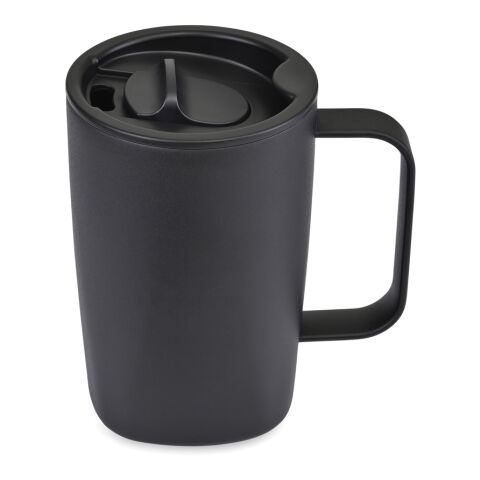 Taza reciclada RCS de Aviana™ Rowan de 450 ml negro | sin montaje de publicidad | no disponible | no disponible
