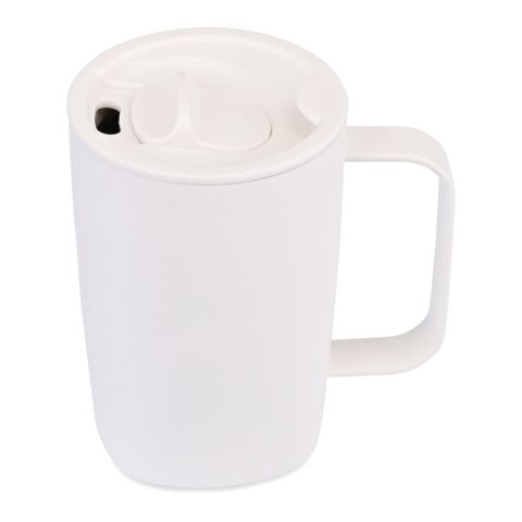 Taza reciclada RCS de Aviana™ Rowan de 450 ml blanco | sin montaje de publicidad | no disponible | no disponible