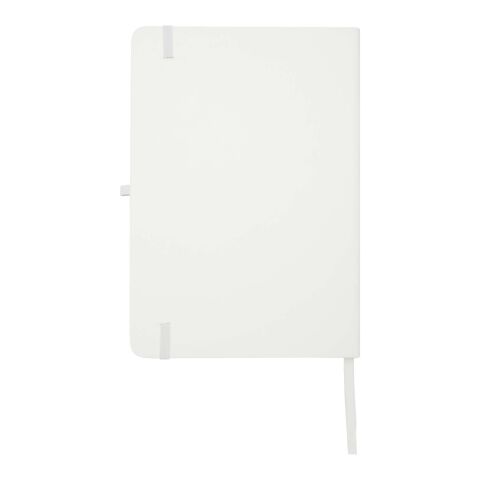 Libreta de tapa dura A5 de material reciclado con páginas rayadas &quot;Teak&quot; Estándar | blanco | sin montaje de publicidad | no disponible | no disponible