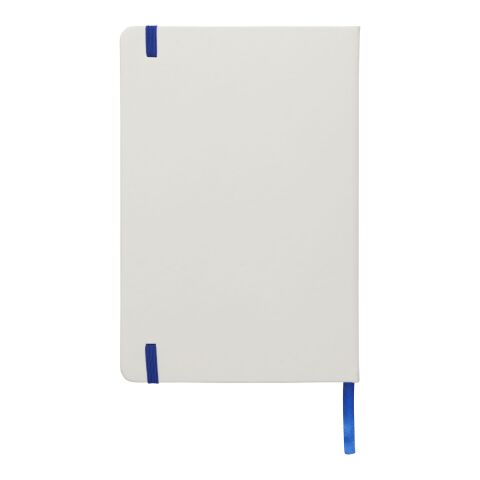 Libreta blanca con cinta de color A5 &quot;Spectrum&quot; Estándar | Blanco-Azul real | sin montaje de publicidad | no disponible | no disponible | no disponible