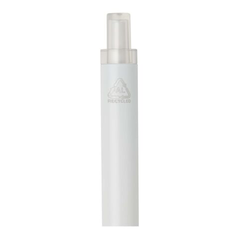 Bolígrafo Spectrum de aluminio reciclado (tinta azul) blanco