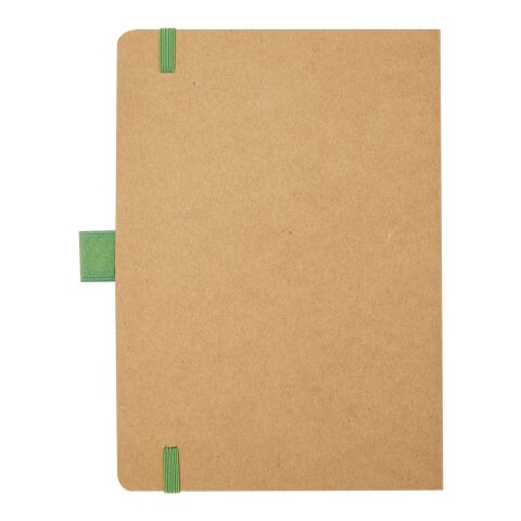 Libreta A5 de papel reciclado "Berk" Estándar | Verde | sin montaje de publicidad | no disponible | no disponible