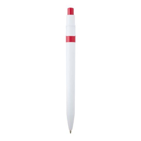 Bolígrafo de plástico reciclado "Unica" (tinta azul) Rojo