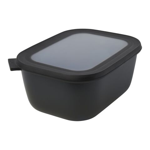 Cuenco multiuso rectangular de 1500&nbsp;ml "Cirqula" Negro intenso