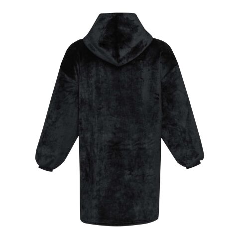 Manta con capucha GRS "Denali" Negro intenso | sin montaje de publicidad | no disponible | no disponible | no disponible