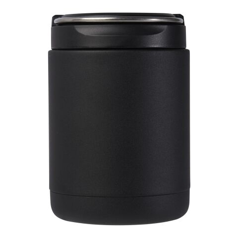 Fiambrera de acero inoxidable reciclado de 500 ml "Doveron" Estándar | Negro intenso | sin montaje de publicidad | no disponible | no disponible