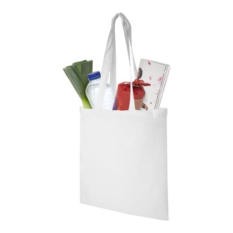 Bolsa tote de algodón &quot;Madras&quot; 140g/m² Estándar | Blanco | sin montaje de publicidad | no disponible | no disponible | no disponible