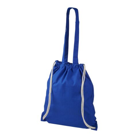 Mochila con asas de algodón "Eliza" Estándar | Azul real | sin montaje de publicidad | no disponible | no disponible | no disponible