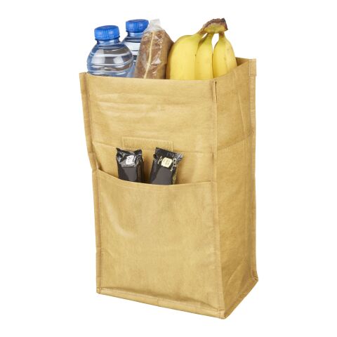 Bolsa isotérmica similar a bolsa de papel &quot;Brown paper&quot; Estándar | Natural | sin montaje de publicidad | no disponible | no disponible