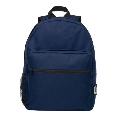 Mochila de RPET &quot;Retrend&quot; Estándar | Azul profundo | sin montaje de publicidad | no disponible | no disponible | no disponible