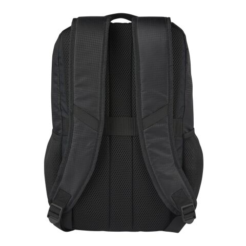 Mochila para portátil de 15&quot; reciclada GRS en dos tonos de 14 L &quot;Trailhead&quot; Estándar | Negro intenso-Gris | sin montaje de publicidad | no disponible | no disponible | no disponible
