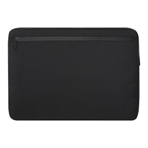 Funda para portátil de 15,6&quot; de material reciclado GRS &quot;Rise&quot; Estándar | Negro | sin montaje de publicidad | no disponible | no disponible | no disponible