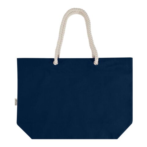 Bolsa Tote de playa de material reciclado GRS de 270 g/m² "Florida" Azul marino