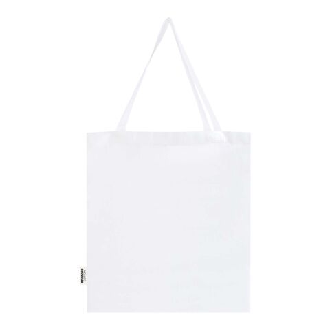 Bolsa Tote con refuerzos de 14&nbsp;l algodón orgánico OCS de 180&nbsp;g/m² "Odisha" Estándar | Blanco | sin montaje de publicidad | no disponible | no disponible | no disponible