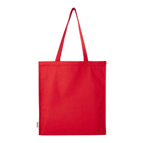 Bolsa Tote con refuerzos de 14&nbsp;l algodón orgánico OCS de 180&nbsp;g/m² "Odisha" Estándar | Rojo | sin montaje de publicidad | no disponible | no disponible | no disponible