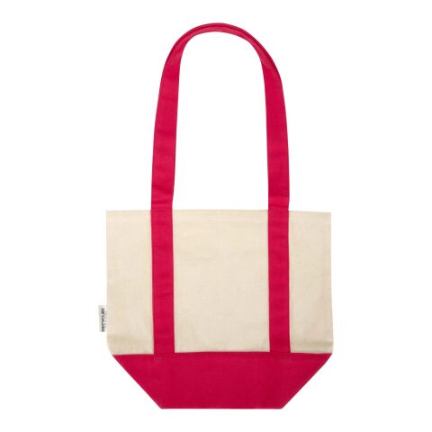 Bolsa Tote mini de algodón reciclado GRS de 320&nbsp;g/m² "Sam" Estándar | Rojo-Natural | sin montaje de publicidad | no disponible | no disponible | no disponible