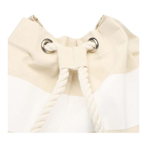 Bolsa de lona marinera Florida de 270 g/m² con certificación GRS, 15 l blanco