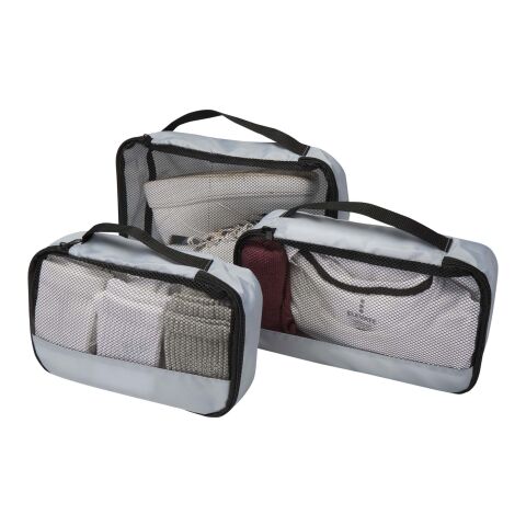 Cubos de viaje reciclados Jet GRS - juego de 3 Gris