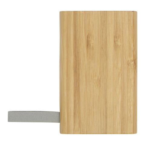 Batería externa de 5000 mAh de bambú &quot;Tulda&quot; Estándar | Natural | sin montaje de publicidad | no disponible | no disponible
