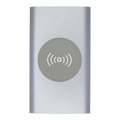 Batería externa inalámbrica de 4000 mAh &quot;Juice&quot; Estándar | Plateado | sin montaje de publicidad | no disponible | no disponible