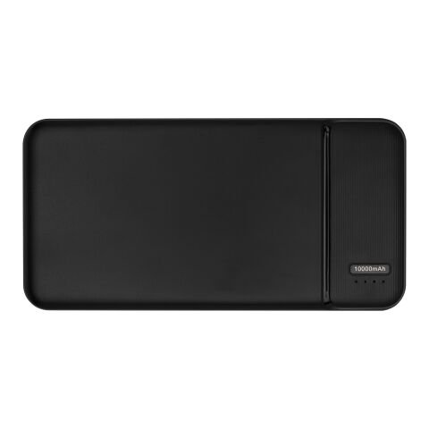 Batería externa de plástico reciclado de 10 000 mAh &quot;Loop&quot; Estándar | Negro intenso | sin montaje de publicidad | no disponible | no disponible