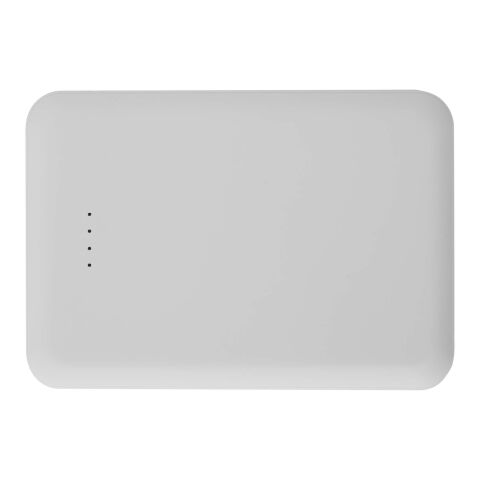 Batería externa tipo C de plástico reciclado de 5000 mAh &quot;Asama&quot; Estándar | blanco | sin montaje de publicidad | no disponible | no disponible