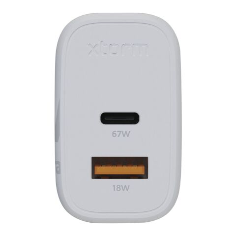 Cargador de pared de 67 W &quot;Xtorm XEC067 GaN² Ultra&quot; Estándar | blanco | sin montaje de publicidad | no disponible | no disponible