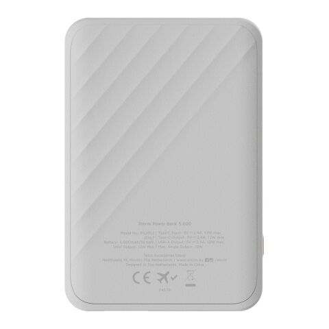 Batería externa de carga rápida de 12 W y 5000 mAh &quot;Xtorm Go2&quot; Estándar | blanco | sin montaje de publicidad | no disponible | no disponible