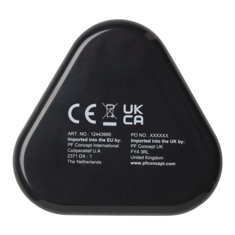 Auriculares con caja de plástico reciclado &quot;Rebel&quot; Estándar | negro | sin montaje de publicidad | no disponible | no disponible