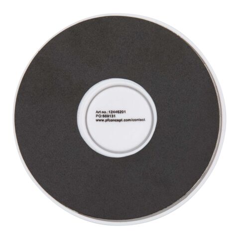 Soporte para teléfono magnético de plástico reciclado con portaanillos &quot;Albali&quot; Estándar | Blanco | sin montaje de publicidad | no disponible | no disponible