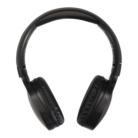 Auriculares inalámbricos Bluetooth® de plástico reciclado "Ancha" Estándar | Negro intenso | sin montaje de publicidad | no disponible | no disponible