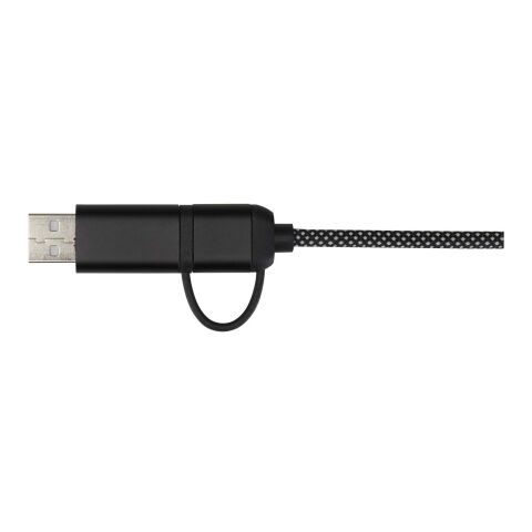 Cable de carga magnético 5 en 1 SMART de 65 W y 100 cm con certificación RCS Negro