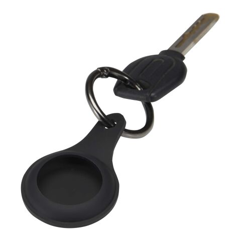 Soporte Nebula de plástico reciclado para etiqueta de seguimiento «Find My» Negro