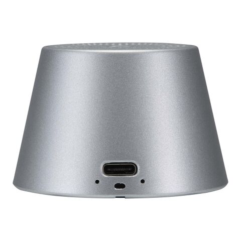 Altavoz magnético SMART de 3 W de aluminio reciclado Plata